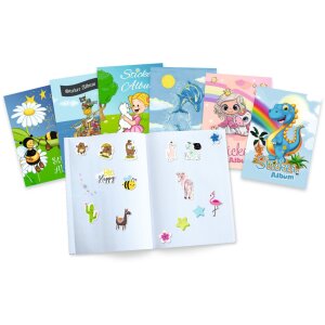 HERMA Album di figurine per bambini, A5, "Dinos" (16 pagine, vuoto)