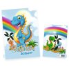 HERMA Album di figurine per bambini, A5, "Dinos" (16 pagine, vuoto)