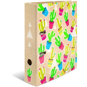 Cartella motivo HERMA A4 Tropicale - Famiglia dei cactus