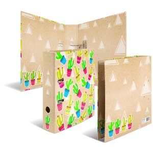 Cartella motivo HERMA A4 Tropicale - Famiglia dei cactus