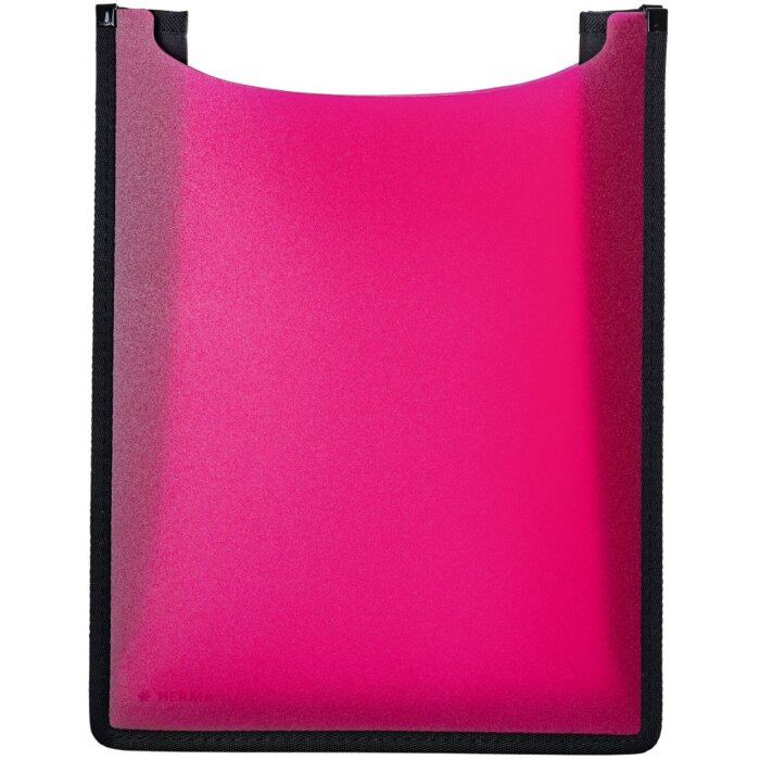 Cartella HERMA Flexi rosa traslucida 260x345x70 mm