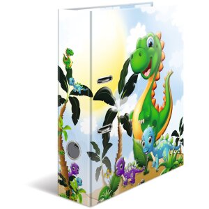 Cartella motivo HERMA A4 scuola materna - dinos