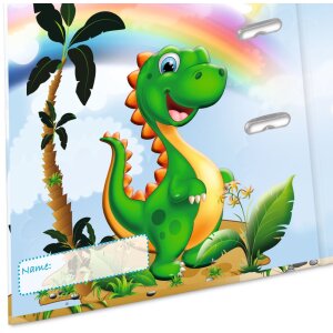 Cartella motivo HERMA A4 scuola materna - dinos