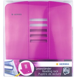 Supporto di lettura HERMA rosa 198x190x157 mm