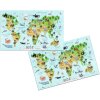 Blocco da tavolo HERMA 550 x 350 mm, mappa del mondo