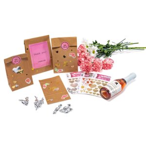 HERMA Adesivo Cuore Argento