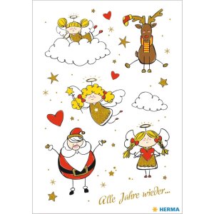 Adesivo HERMA Angelo Adele Adesivo di Natale