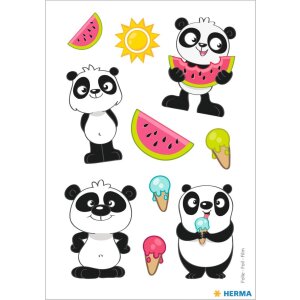 HERMA Panda - lorsetto, adesivo in foil