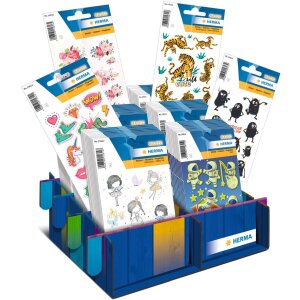 toppe trendy herma - adesivi colorati transpuffy