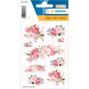 Adesivi HERMA Peonia di seta lucida