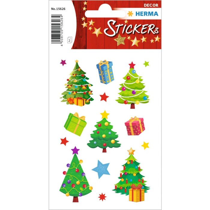 Albero di Natale con adesivo HERMA