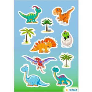 Adesivo HERMA dinosauro bambini