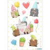 Adesivo HERMA Garden Gnomes - seta lucida