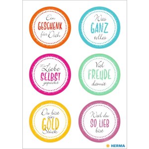 HERMA Sticker HOME "Divertiti con questo",...