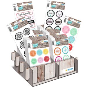 HERMA Sticker HOME "Divertiti con questo", scintillante