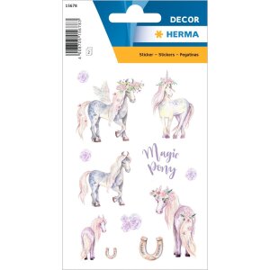 Pony magico con adesivo HERMA