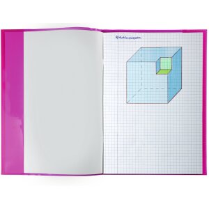 HERMA Copertina trasparente PLUS A4 rosa