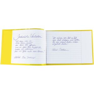 HERMA Copertina trasparente PLUS A5 landscape giallo