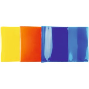 HERMA Copertina trasparente PLUS A5 landscape giallo