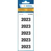 HERMA numeri dellanno 2023 per raccoglitori, 60 x 26 mm, bianco, adesivo permanente