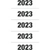 HERMA numeri dellanno 2023 per raccoglitori, 60 x 26 mm, bianco, adesivo permanente
