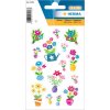 Adesivo floreale HERMA con glitter