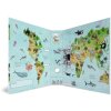 Cartella a motivi HERMA A4 - Mappa del mondo