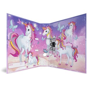 Cartella HERMA motivo A4 - unicorno