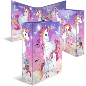 Cartella HERMA motivo A4 - unicorno