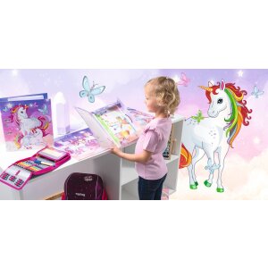 Cartella HERMA motivo A4 - unicorno