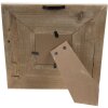 Portafoto in legno Clayre e Eef 2f0846 bianco 9x9 cm