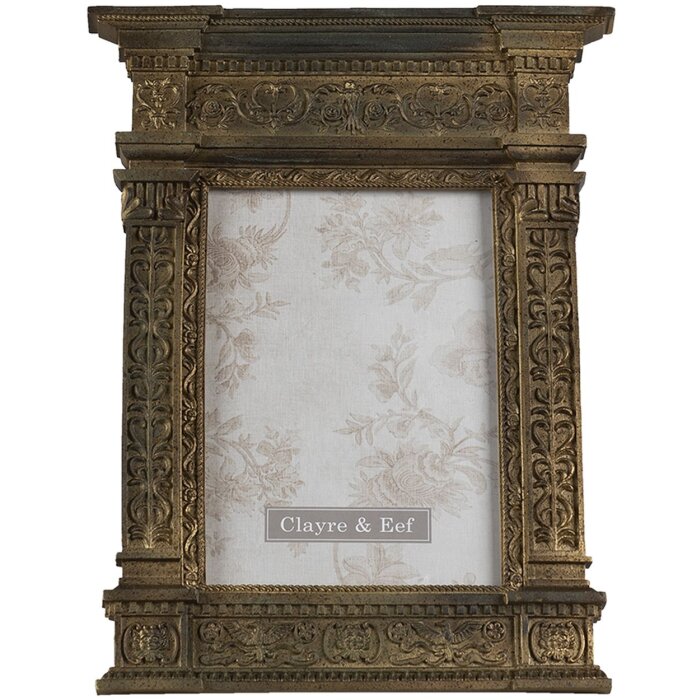 Portafoto barocco Clayre & Eef 2F0850 oro 13x18 cm