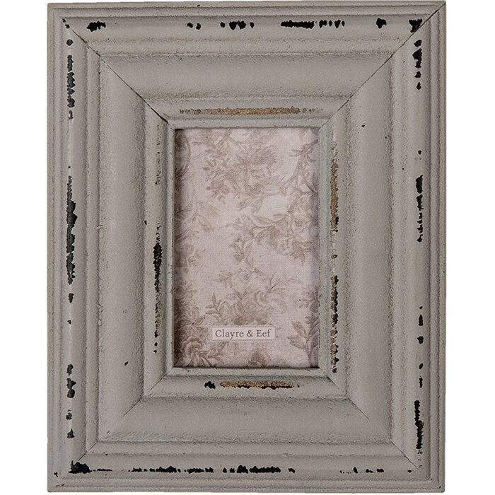 Portafoto Clayre & Eef Country House 2F0874 grigio 11x1x14 cm - 5x7 cm