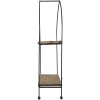 Clayre & Eef Mensola in ferro con legno 50620 marrone 27x14x57 cm