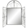 Clayre & Eef 52S261 Specchio da parete 61x3x103 cm Grigio