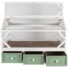 Clayre & Eef 5H0471 Decorazione Serra 76x33x51 cm Bianco