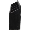 Clayre & Eef 5H0518 Scaffale a muro 60x13x28 cm Armadio portaoggetti nero