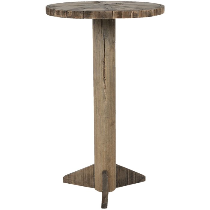 Clayre & Eef 5H0550 Tavolino Ø 38x62 cm Marrone