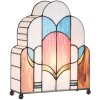 LumiLamp 5LL-6117 Lampada da tavolo Tiffany 30x4x25 cm Beige Lampada da tavolo