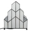 LumiLamp 5LL-6119 Lampada da tavolo Tiffany 30x4x25 cm E14-max 1x40W Beige