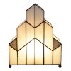 LumiLamp 5LL-6119 Lampada da tavolo Tiffany 30x4x25 cm E14-max 1x40W Beige