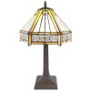 LumiLamp 5LL-6125 Lampada da tavolo Tiffany Ø 30x50 cm E27-max 1x60W Beige, Marrone