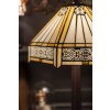 LumiLamp 5LL-6125 Lampada da tavolo Tiffany Ø 30x50 cm E27-max 1x60W Beige, Marrone