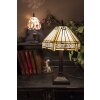 LumiLamp 5LL-6125 Lampada da tavolo Tiffany Ø 30x50 cm E27-max 1x60W Beige, Marrone