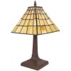 LumiLamp 5LL-6140 Lampada da tavolo Tiffany Ø 20x38 cm E14-max 1x40W Giallo