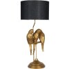 Clayre & Eef 5LMC0006 Lampada da tavolo Ø 33x79 cm E27-max 1x60W Gold Parrots