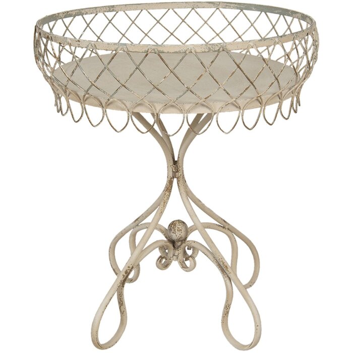 Clayre & Eef 5Y0813 Tavolino Beige Ø 55x65 cm