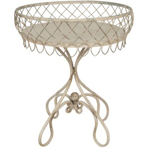 Clayre & Eef 5Y0813 Tavolino Beige Ø 55x65 cm
