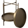 Clayre & Eef 5Y0882 Tavolino color rame Ø 52x60 cm