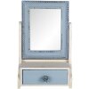 Clayre & Eef 62S242 Specchio a muro blu 25x14x38 cm